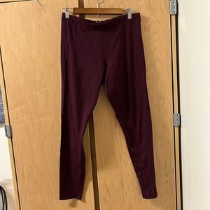 Large Burgundy Lauren Conrad Leggings